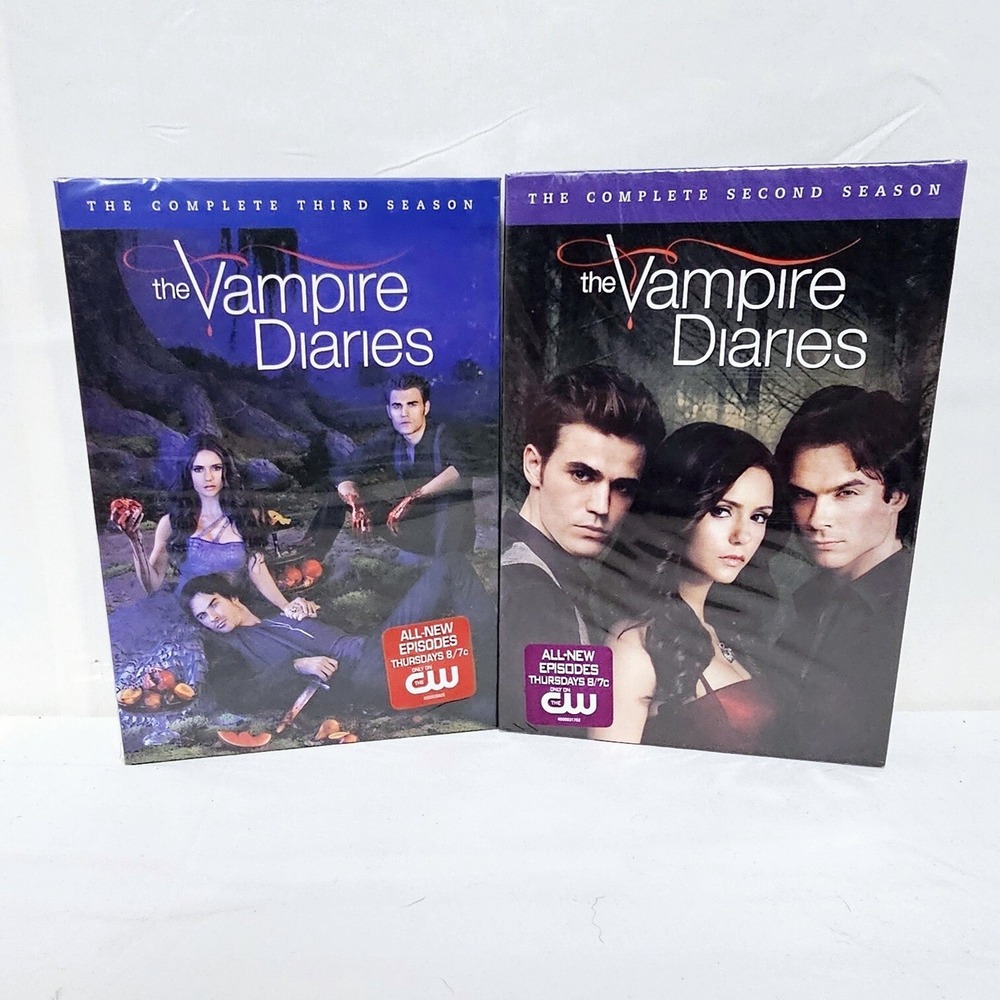 The Vampire Diaries: The Complete SECOND & THIRD Season DVD  5-Disc Season) New